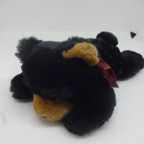The Barrington Collection Bean Bag "STUFFED BLACK BEAR" 8 inches (EUC) - Picture 5 of 5
